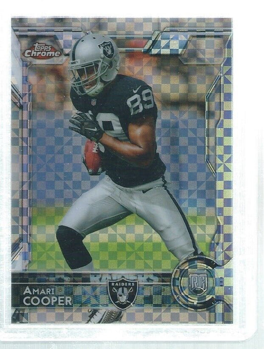AMARI COOPER 2015 TOPPS CHROME XFRACTOR REFRACTOR ROOKIE RC #115