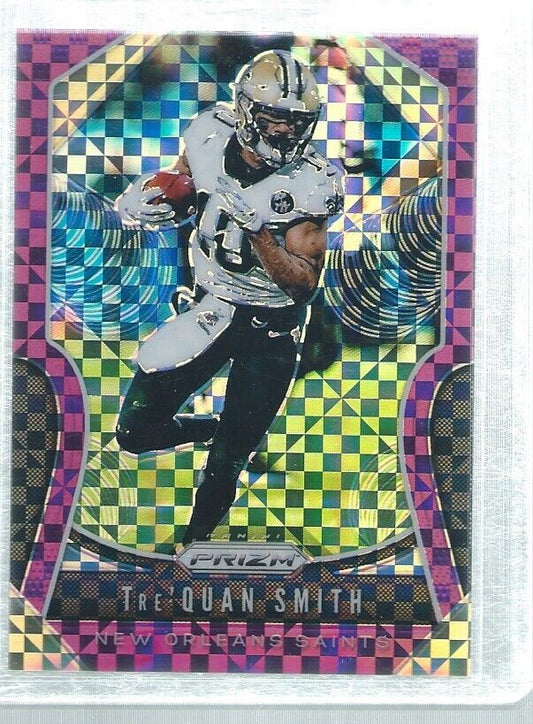 TRE'QUAN SMITH 2019 PANINI PRIZM PUPRPLE POWER PRIZMS #19/49