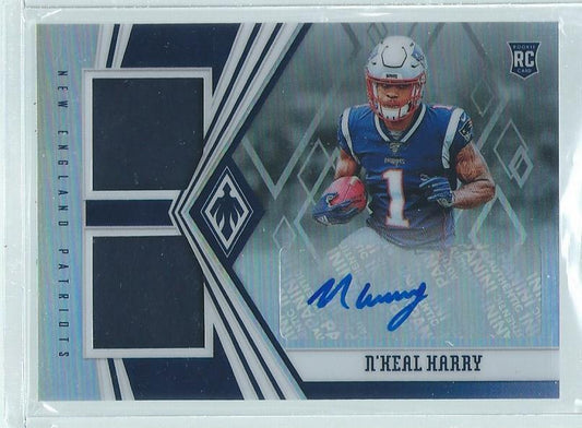 N'KEAL HARRY 2019 PANINI PHOENIX DUAL JERSEY AUTO RC #D 115/125