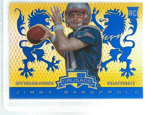 JIMMY GAROPPOLO 2014 PANINI ROOKIES AND STARS CRUSADE PRIZM ROOKIE RC #23