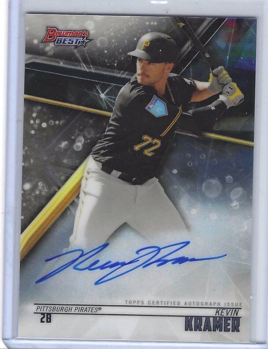 KEVIN KRAMER 2018 BOWMANS BEST PROSPECT ON CARD AUTO #B18-KK