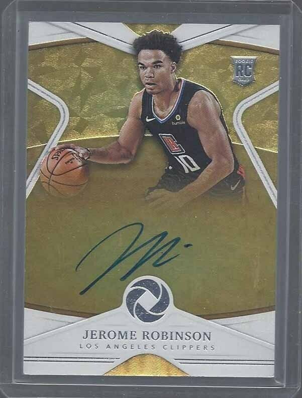 JEROME ROBINSON 2018-19 PANINI OPULENCE ROOKIE ON CARD AUTO RC #D 12/99