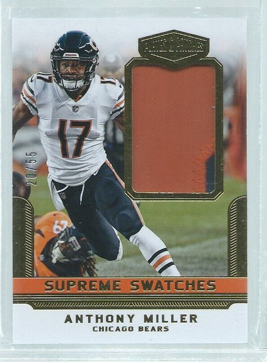 ANTHONY MILLER 2018 PLATES & PATCHES SUPREME SWATCHES 2 COLOR PATCH #D 20/55