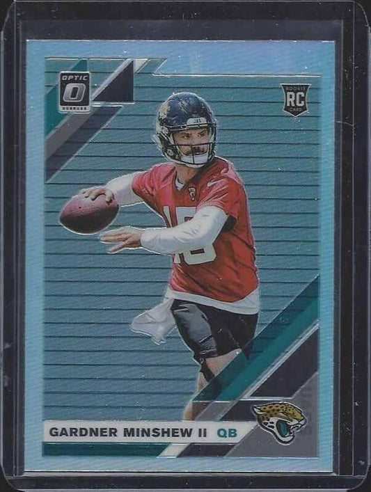 GARDNER MINSHEW 2019 DONRUSS OPTIC SILVER HOLO PRIZM ROOKIE RC #142