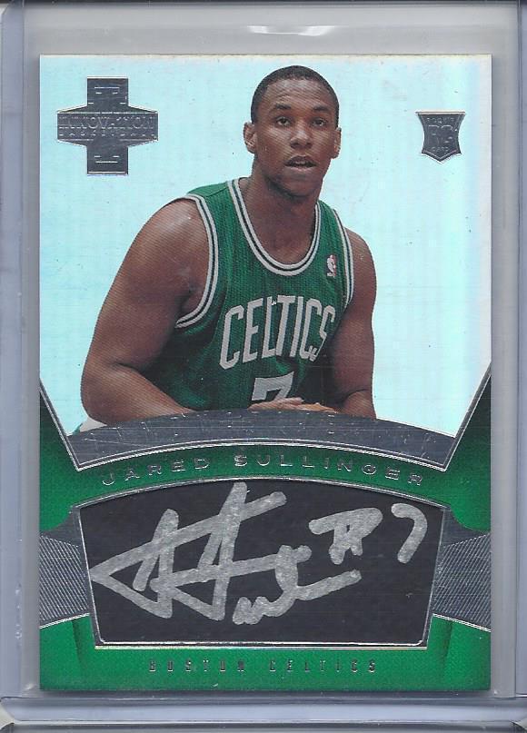 JARED SULLINGER 2012-13 PANINI INNOVATION CELTICS ROOKIE ON CARD AUTO RC #24