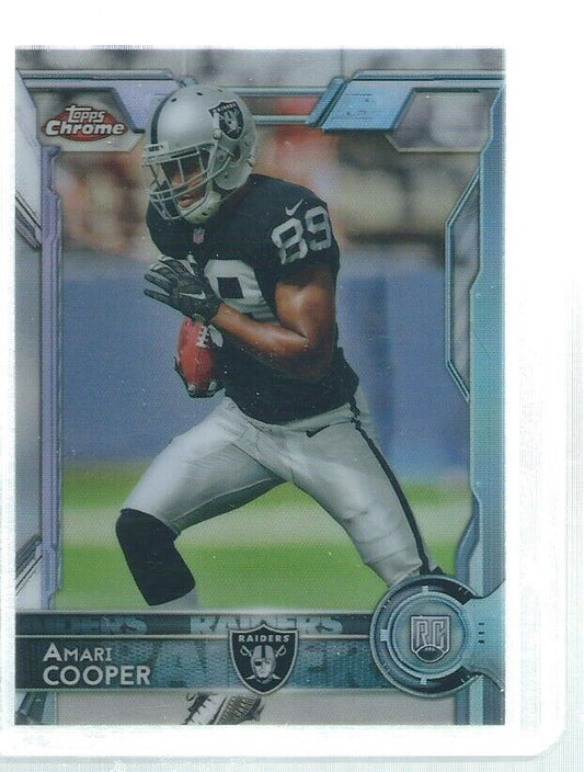 AMARI COOPER 2015 TOPPS CHROME REFRACTOR ROOKIE RC #115