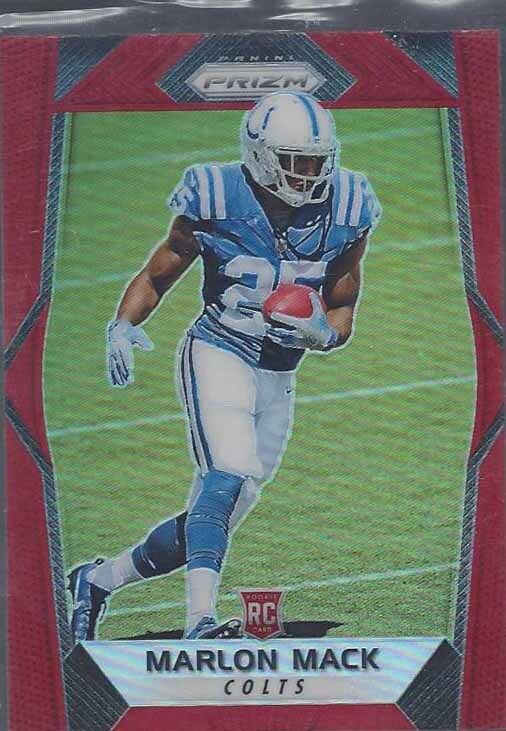 MARLON MACK 2017 PANINI PRIZM RED RETAIL SSP PRIZMS ROOKIE RC /10? #287