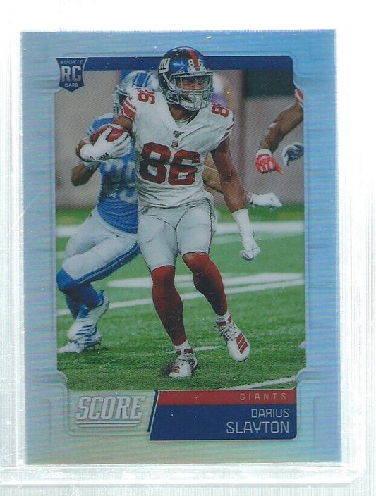 DARIUS SLAYTON 2019 CHRONICLES SCORE SILVER PRIZM ROOKIE RC #465