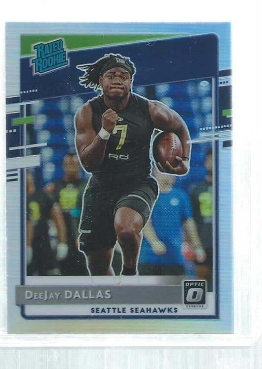 DEEJAY DALLAS 2020 DONRUSS OPTIC PREVIEW RATED ROOKIE SILVER HOLO RC