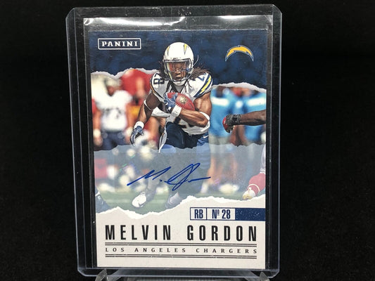 MELVIN GORDON 2017 PANINI FATHERS DAY AUTO # 25