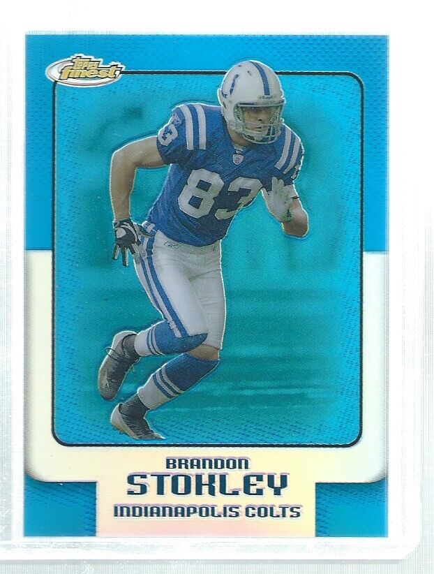BRANDON STOKLEY 2006 TOPPS FINEST BLUE REFRACTOR #D 64/299