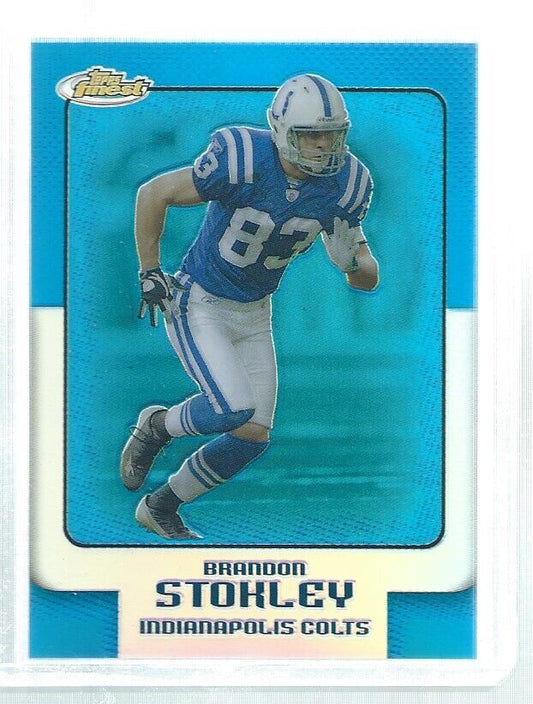 BRANDON STOKLEY 2006 TOPPS FINEST BLUE REFRACTOR #D 64/299