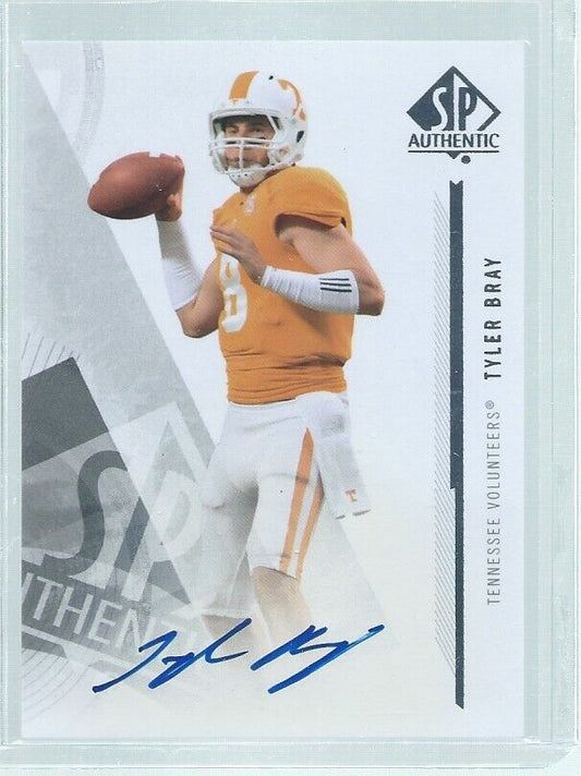 TYLER BOYD 2013 UD SP AUTHENTIC ON CARD AUTO RC #120