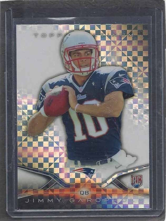 JIMMY GAROPPOLO 2014 TOPPS PLATINUM XFRACTOR ROOKIE REFRACTOR RC #143