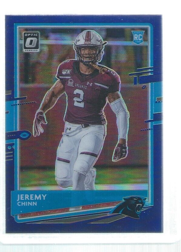 JEREMY CHINN 2020 DONRUSS OPTIC HOLO PURPLE ROOKIE RC #D 4/50
