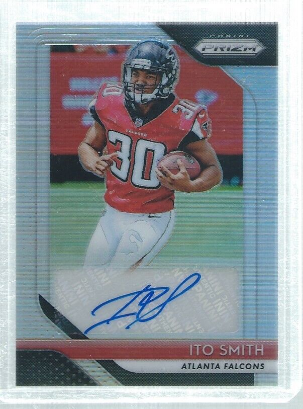 ITO SMITH 2018 PANINI PRIZM AUTO SILVER PRIZMS ROOKIE RC