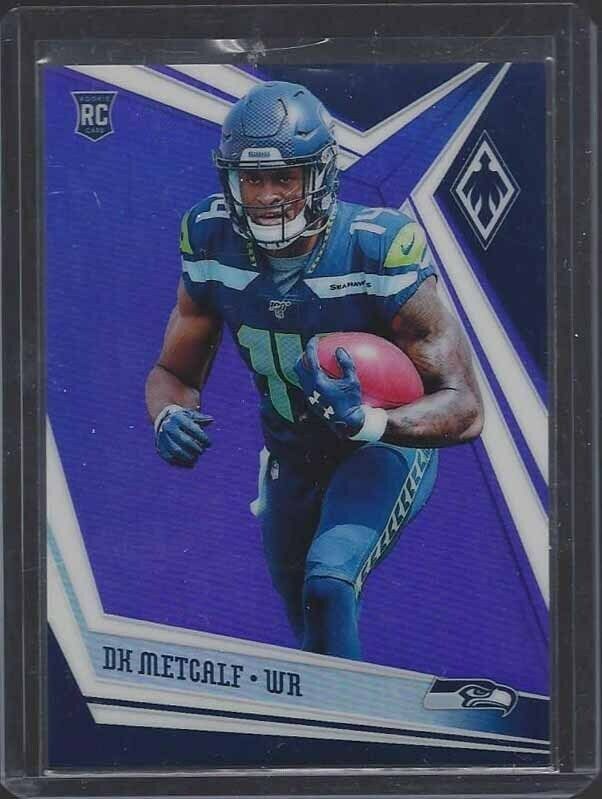 DK METCALF 2019 PANINI PHOENIX PURPLE PRIZM HOLO RC #D 71/149