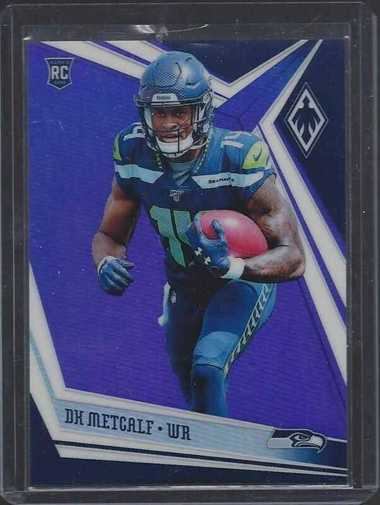 DK METCALF 2019 PANINI PHOENIX PURPLE PRIZM HOLO RC #D 71/149