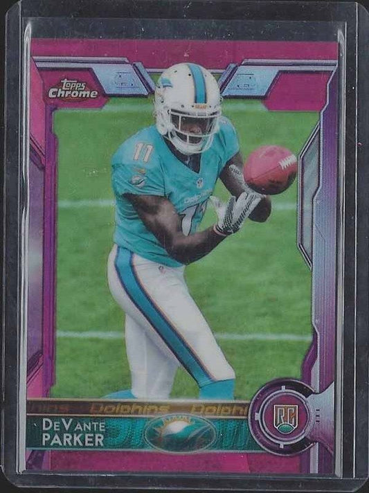 DEVANTE PARKER 2015 TOPPS CHROME PINK ROOKIE REFRACTOR RC #D 399/399