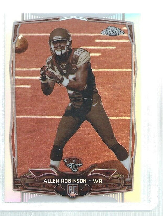 ALLEN ROBINSON 2014 TOPPS CHROME SEPIA REFRACTOR ROOKIE RC #D 27/99