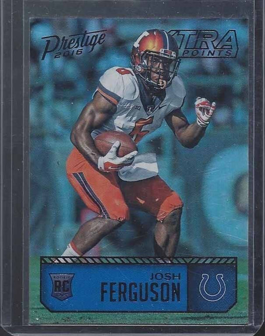 JOSH FERGUSON 2016 PRESTIGE XTRA POINTS BLACK COLT ROOKIE PARALLEL RC #D 7/10