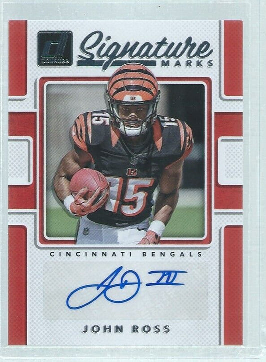JOHN ROSS III 2017 PANINI DONRUSS SIGNATURE MARKS AUTO RC