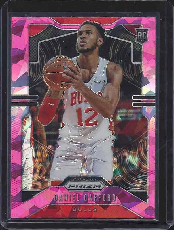 DANIEL GAFFORD 2019-20 PANINI PRIZM PINK ICE ROOKIE PRIZMS SSP RC #294