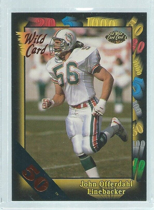 JOHN OFFERDAHL 1991 WILD CARD 50 STRIPE #100