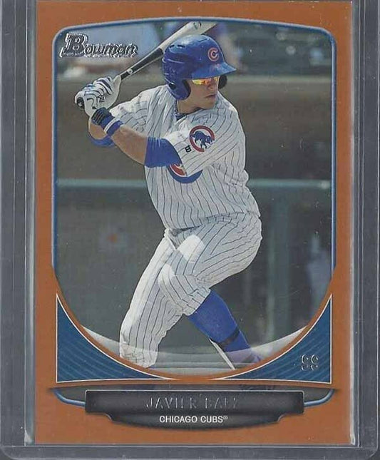 JAVIER BAEZ 2013 BOWMAN TOP PROSPECTS CUBS ORANGE PARALLEL #D 73/250