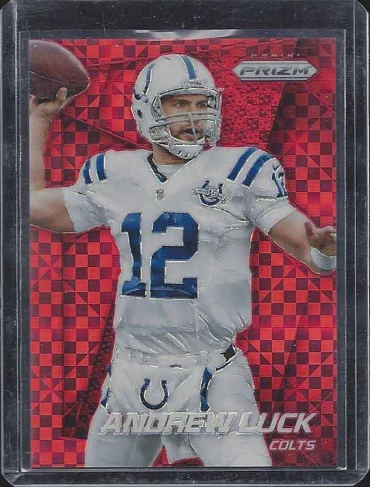 ANDREW LUCK 2014 PANINI PRIZM RED POWER REFRACTOR PRIZMS #D 59/125