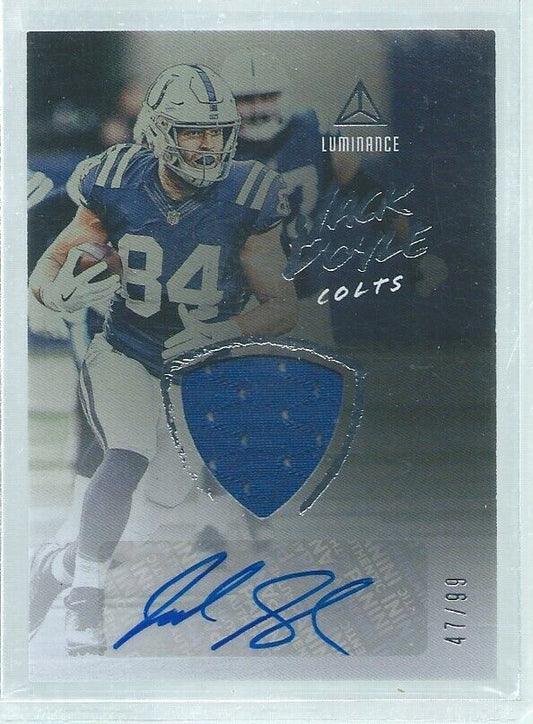 JACK DOYLE 2018 PANINI LUMINANCE JERSEY AUTO SILVER #D 47/99