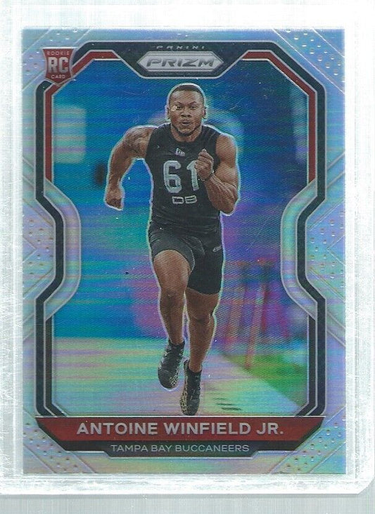 ANTOINE WINFIELD JR 2020 PANINI PRIZM SILVER PRIZMS ROOKIE RC #322