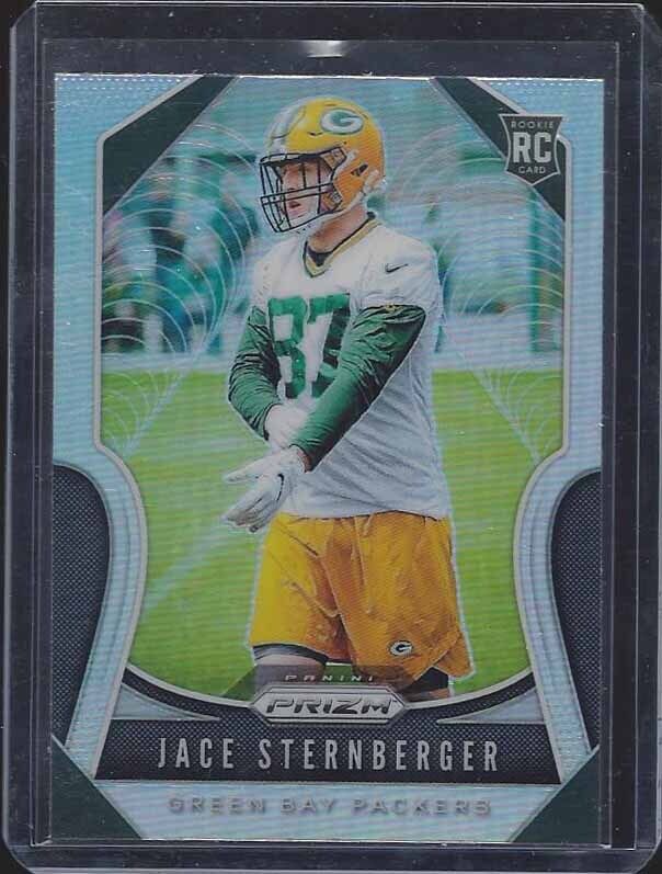 JACE STERNBERGER 2019 PANINI PRIZM SILVER ROOKIE PRIZMS SSP RC #368