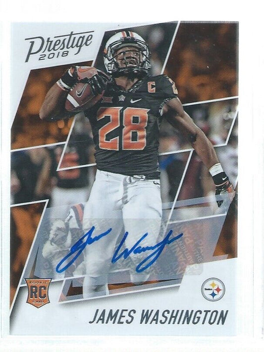 JAMES WASHINGTON 2018 PANINI PRESTIGE AUTO RC #212