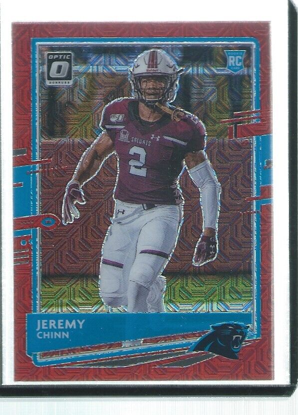JEREMY CHINN 2020 DONRUSS OPTIC HOLO RED MOJO ROOKIE RC #139