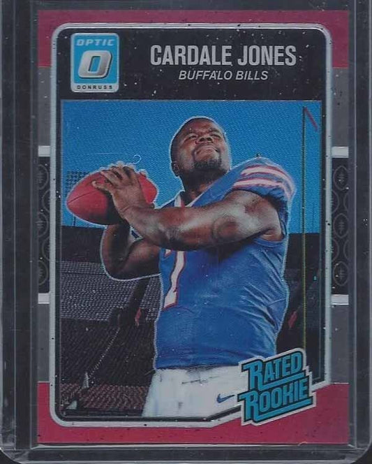 CARDALE JONES 2016 DONRUSS OPTIC RED HOLO ROOKIE RC #D 56/99