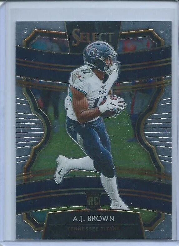 A.J. BROWN 2019 PANINI SELECT TRUE ROOKIE RC #30