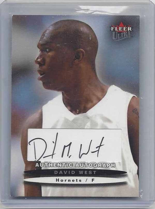DAVID WEST 2003-04 FLEER ULTRA SPURS ROOKIE AUTO RC #D 79/350