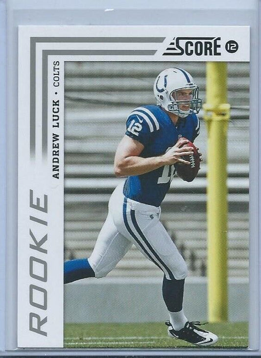 ANDREW LUCK 2012 PANINI SCORE TRUE ROOKIE RC #304