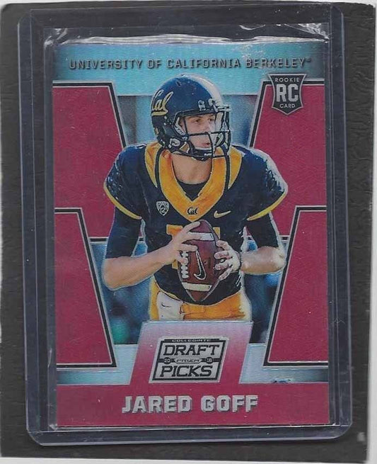 JARED GOFF 2016 PANINI PRIZM RED SP RARE ROOKIE PRIZMS RC #102