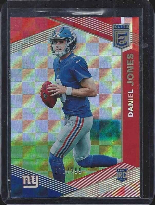 DANIEL JONES 2019 DONRUSS ELITE ROOKIE GIANTS RED #D 272/299