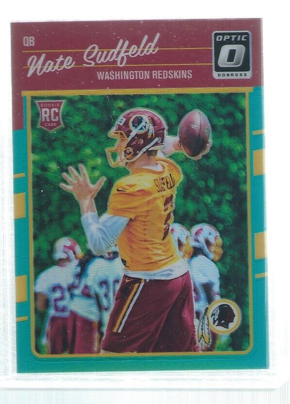 NATE SUDFELD 2016 DONRUSS OPTIC HOLO AQUA ROOKIE RC #D 143/299