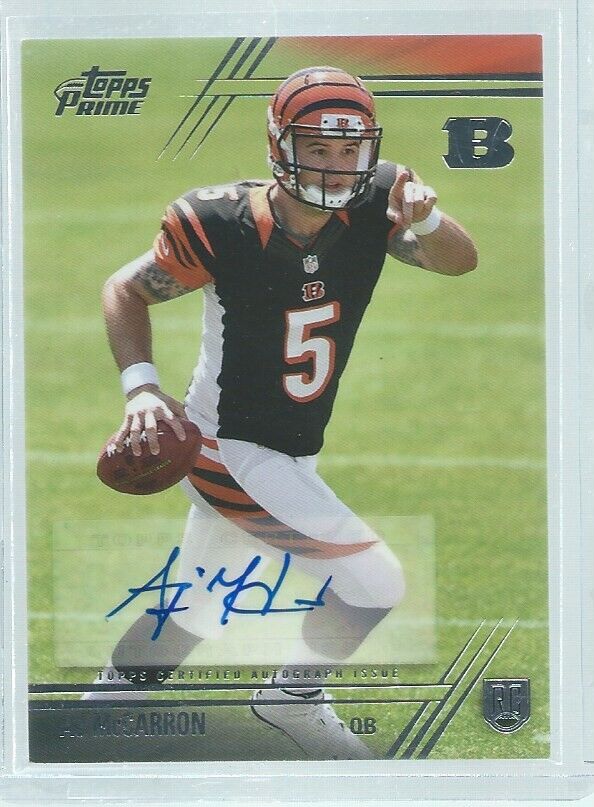 AJ MCCARRON 2014 TOPPS PRIME AUTO RC #112