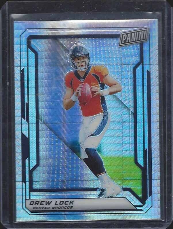 DREW LOCK 2019 PANINI THE NATIONAL ROOKIE HYPER PRIZM RC #85