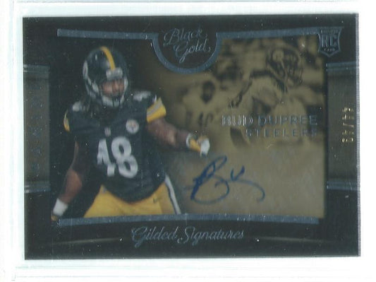BUD BUPREE 2015 PANINI BLACK GOLD GILDED SIGNATURES AUTO RC #D 44/49
