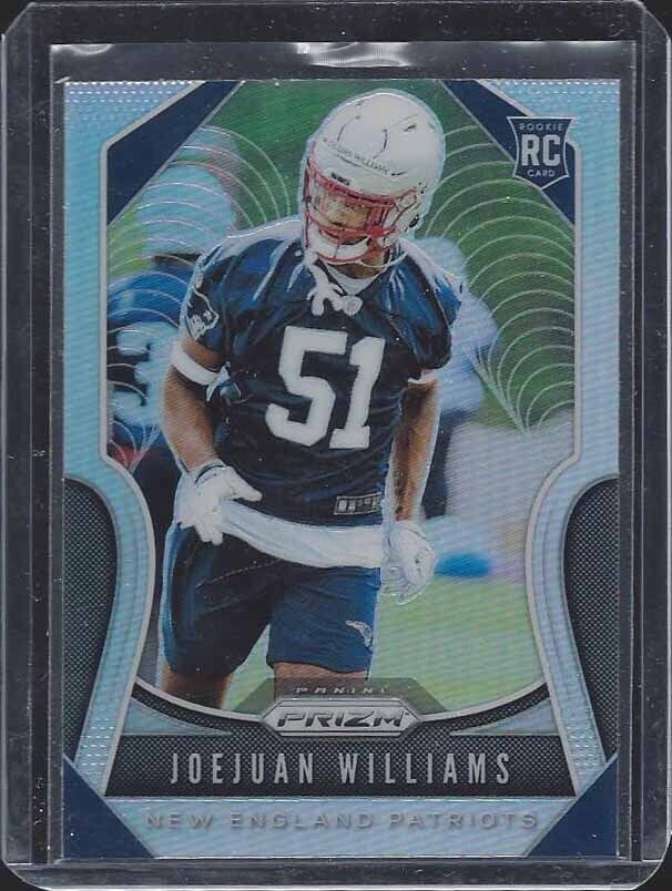 JOEJUAN WILLIAMS 2019 PANINI PRIZM SILVER ROOKIE PRIZMS SSP RC #398