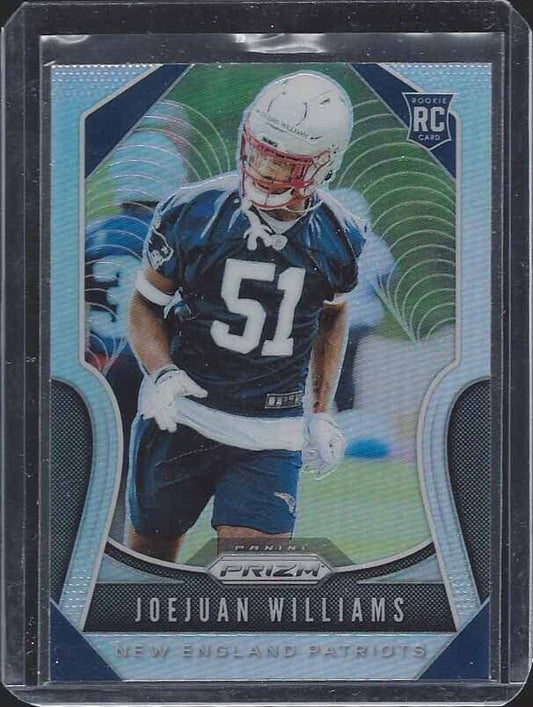 JOEJUAN WILLIAMS 2019 PANINI PRIZM SILVER ROOKIE PRIZMS SSP RC #398