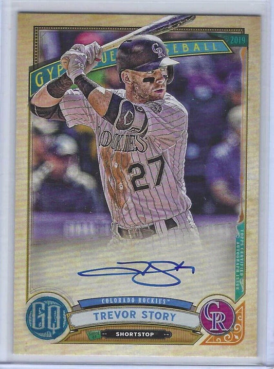 TREVOR STORY 2019 GYPSY QUEEN ON CARD AUTO #GQA-TS