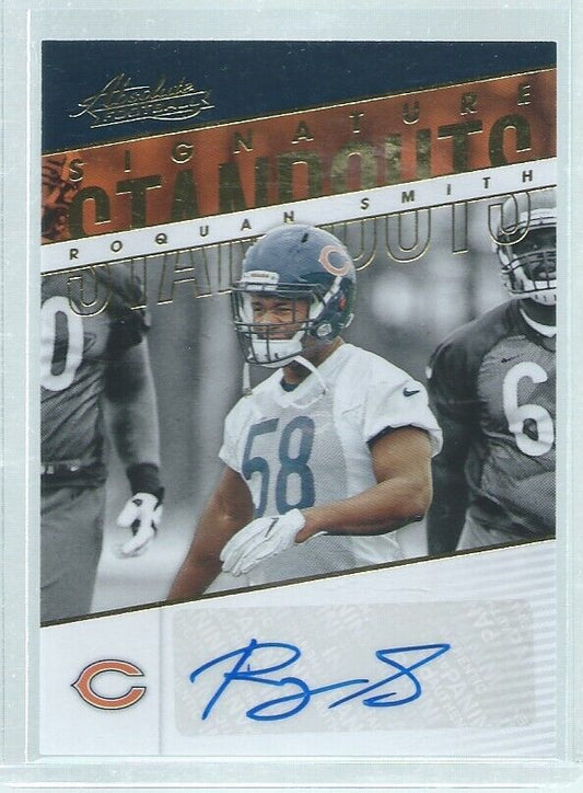 ROQUAN SMITH 2018 PANINI ABSOLUTE SIGNATURE STANDOUTS AUTO RC