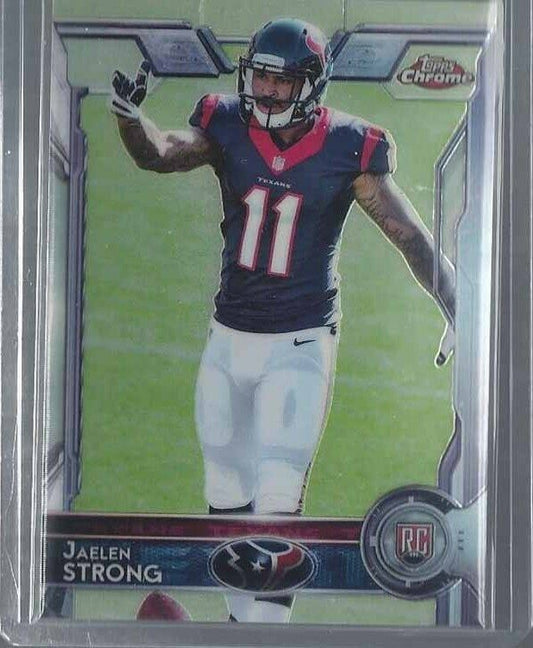 JAELEN STRONG 2015 TOPPS CHROME SP PHOTO VARIATION SHORT PRINT VARIANT RC #108